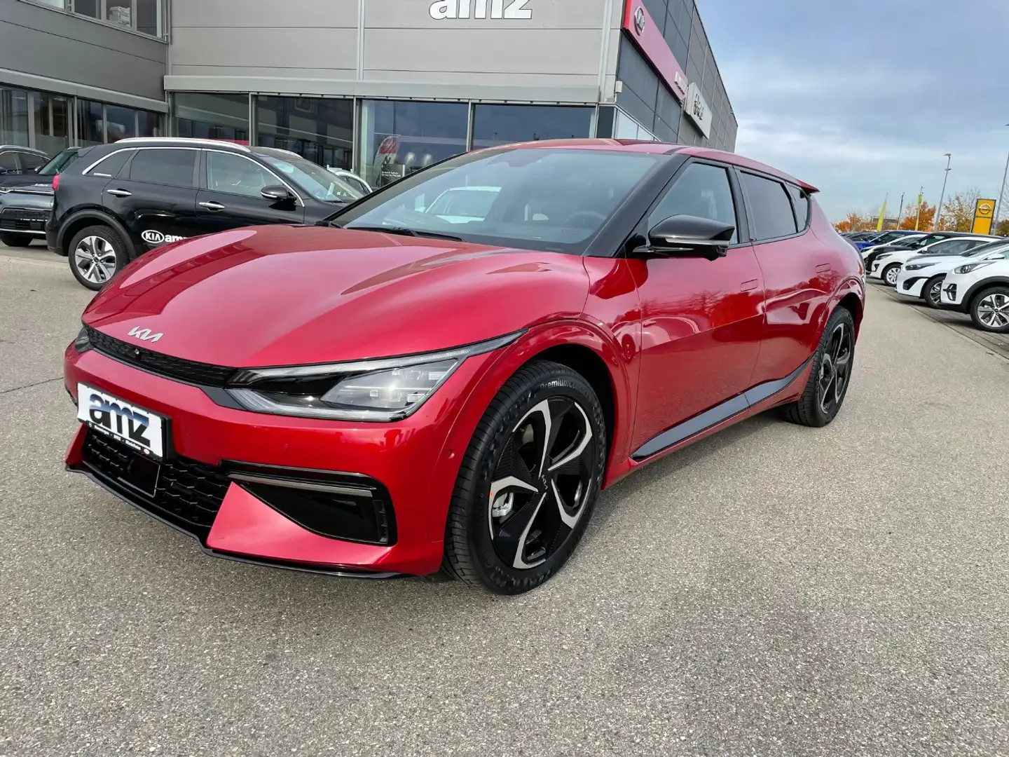 Kia EV6 Elektro 77,4 kWh GT-Line *ACC*Wärmepumpe*top Czerwony - 2