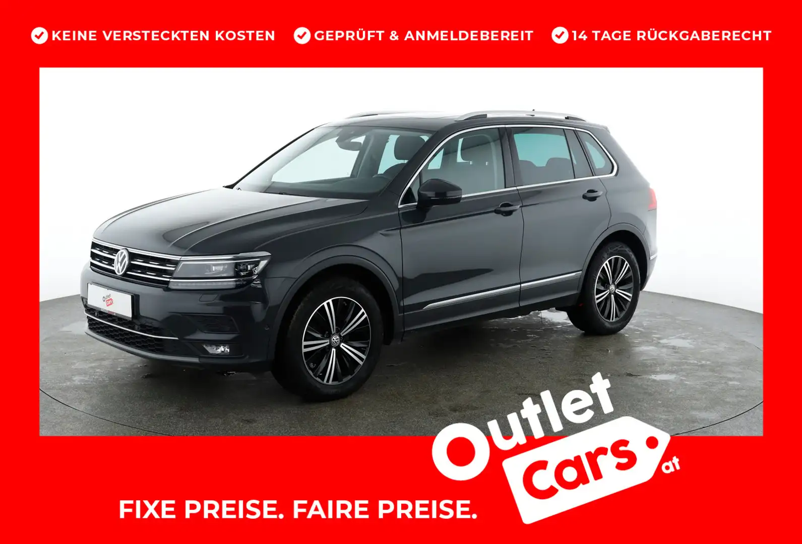Volkswagen Tiguan Highline TDI SCR 4MOTION DSG Grau - 1