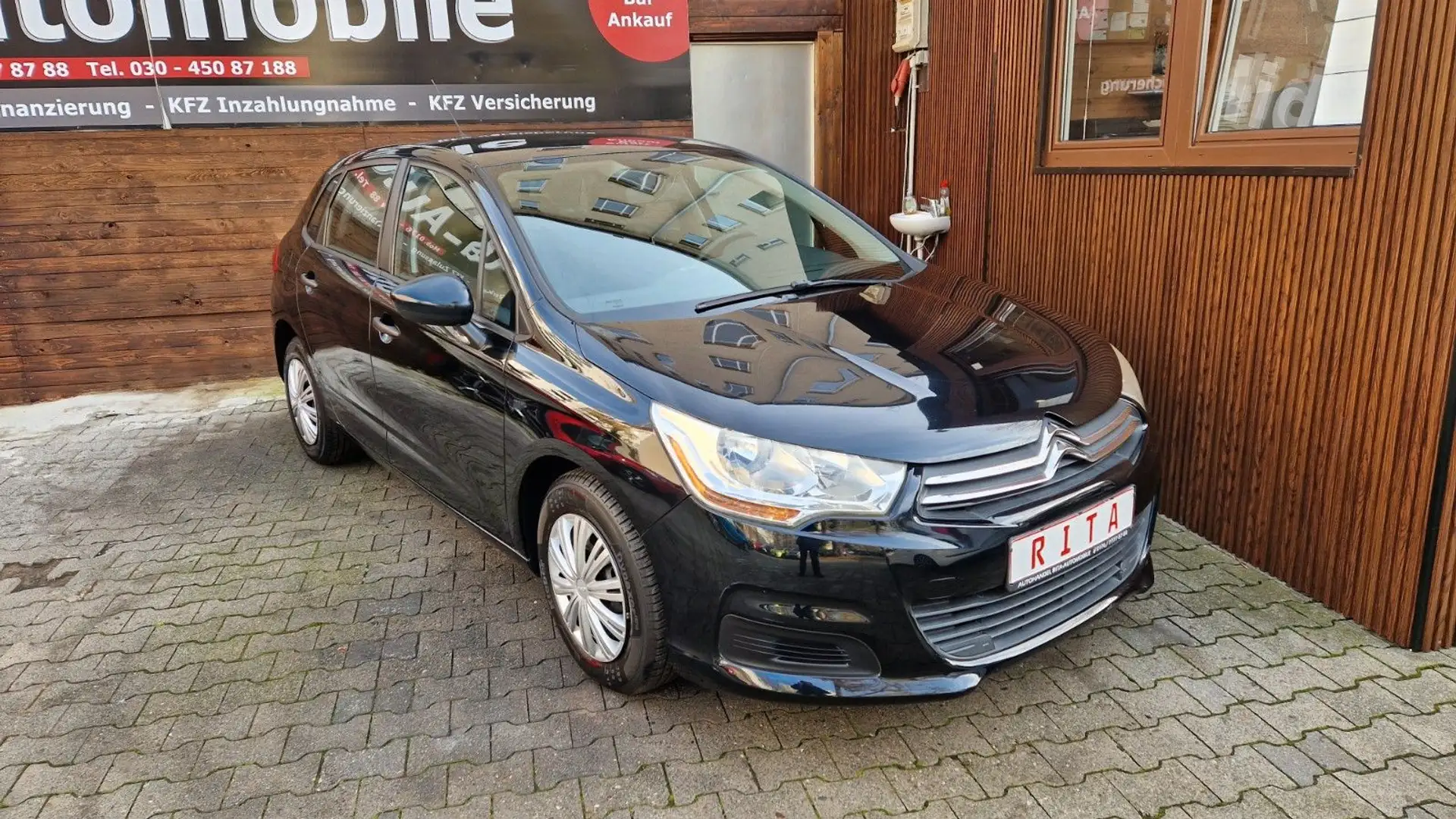 Citroen C4 Klima, Tempomat, Tüv Neu, 1 Hand Schwarz - 1