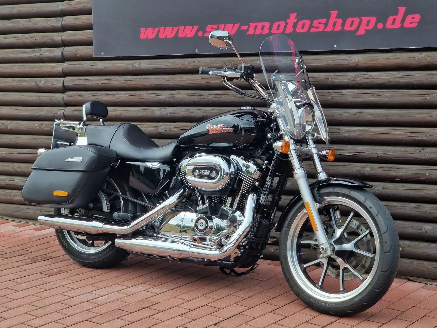 Harley-Davidson XL 1200 T Sportster Super Low *Travel Edition,5HD* Negru - 2
