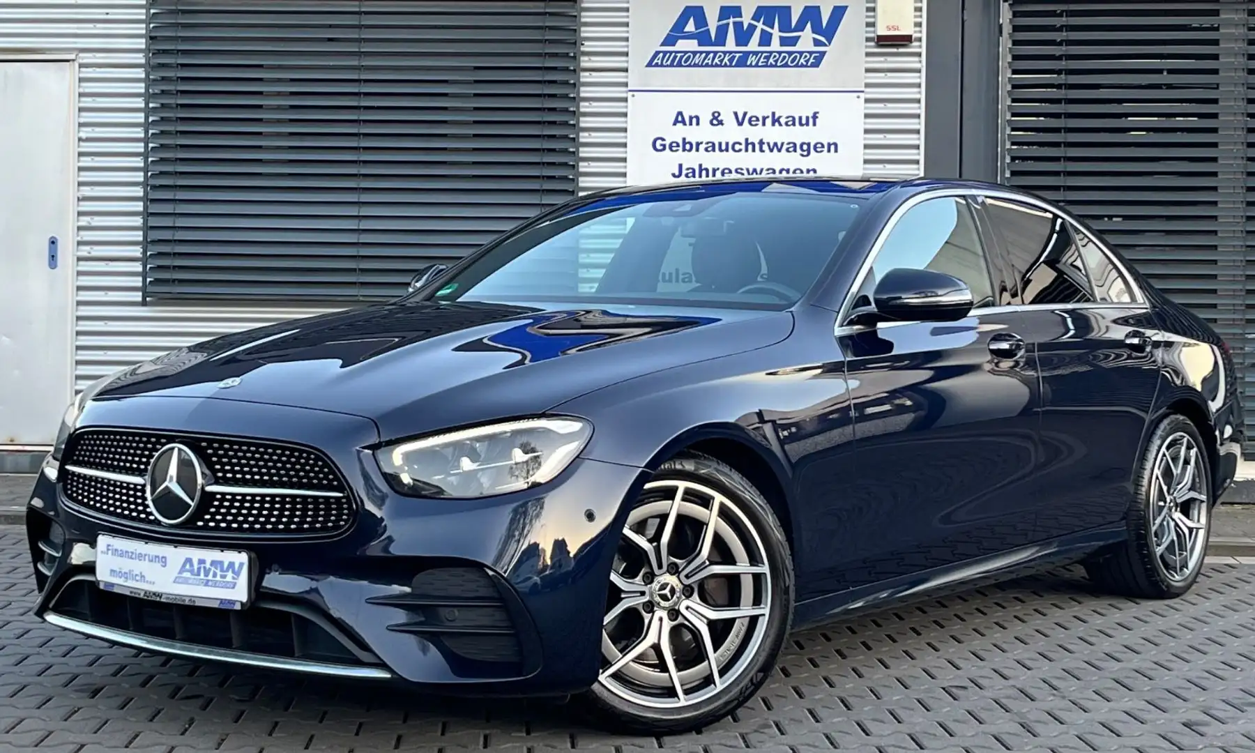 Mercedes-Benz E 220 d AMG Line*WIDESCREEN*LED*AHK*FACELIFT*NEU Azul - 2