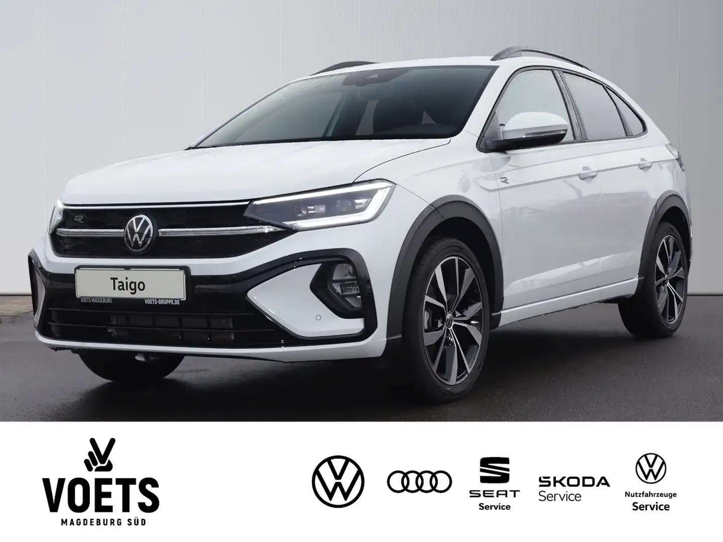 Volkswagen Taigo R-Line 1,0 l TSI DSG NAVI+LED+ACC Weiß - 1