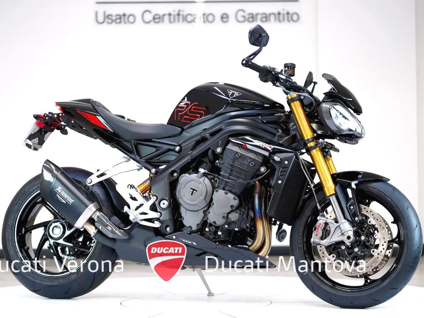 Triumph Speed Triple 1200 RS Speed Triple 1200 RS + Akrapovic solo 2.169 km Nero - 2