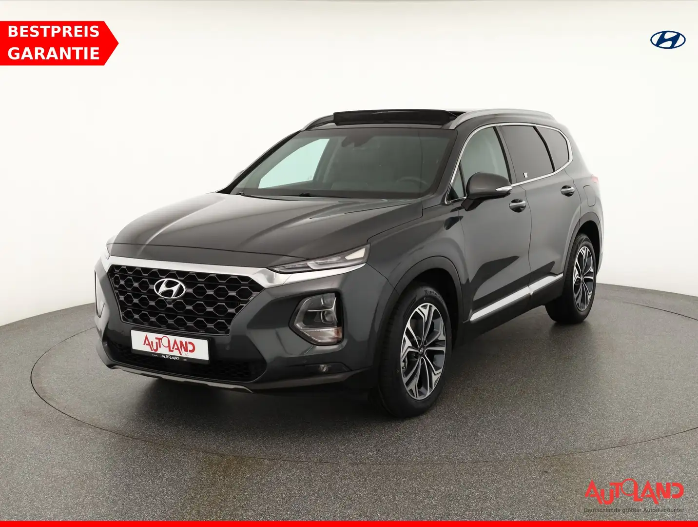 Hyundai SANTA FE 2.2 CRDi 4WD Premium LED Navi Leder Grau - 1
