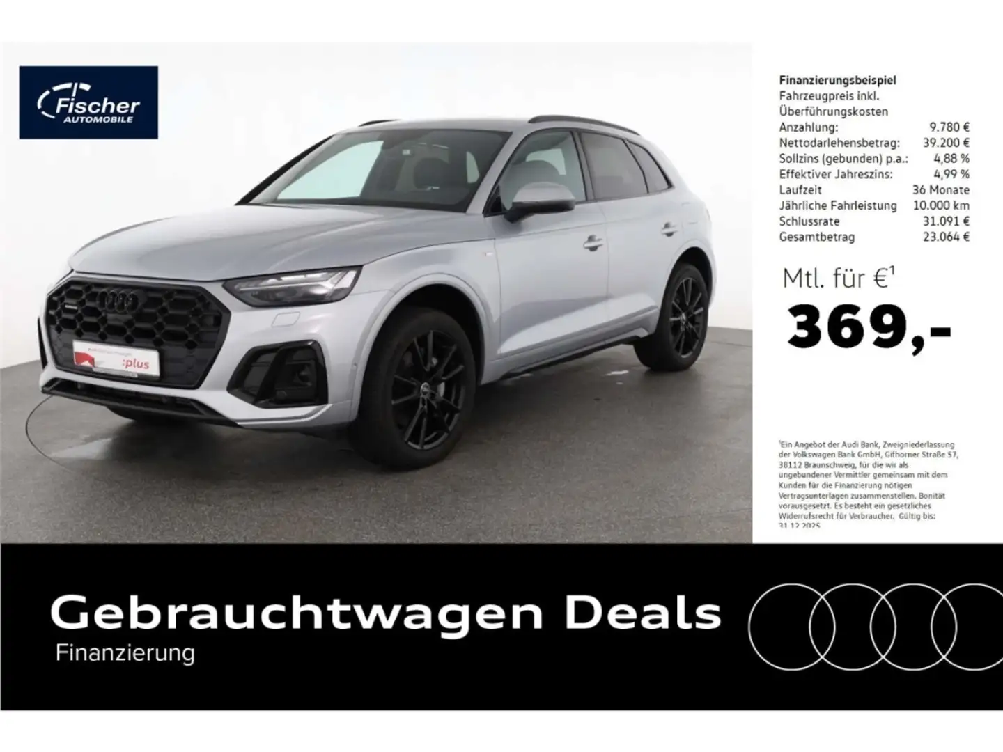 Audi Q5 55 TFSI e quattro S line LP: 85.160,- /B&O/Matrix Silber - 1