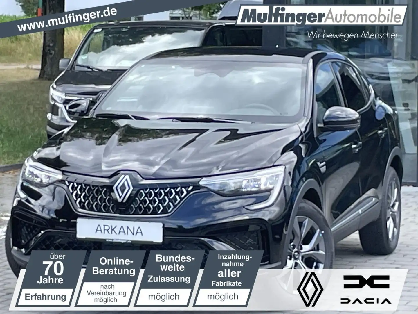 Renault Arkana TECHNO Mild Hybrid 140 EDC Head Up Display Nero - 1