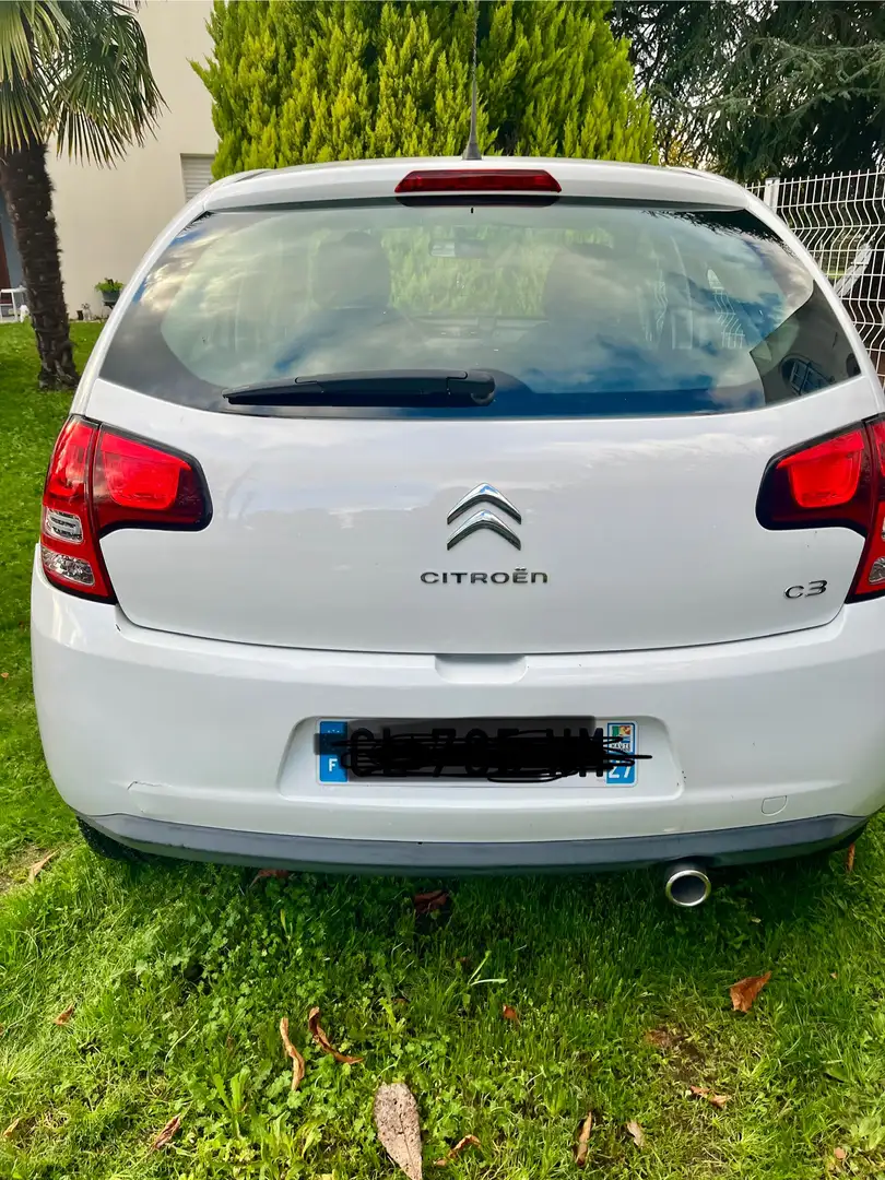 Citroen C3 C3 HDi 90 CLUB ENTREPRISE Blanc - 2