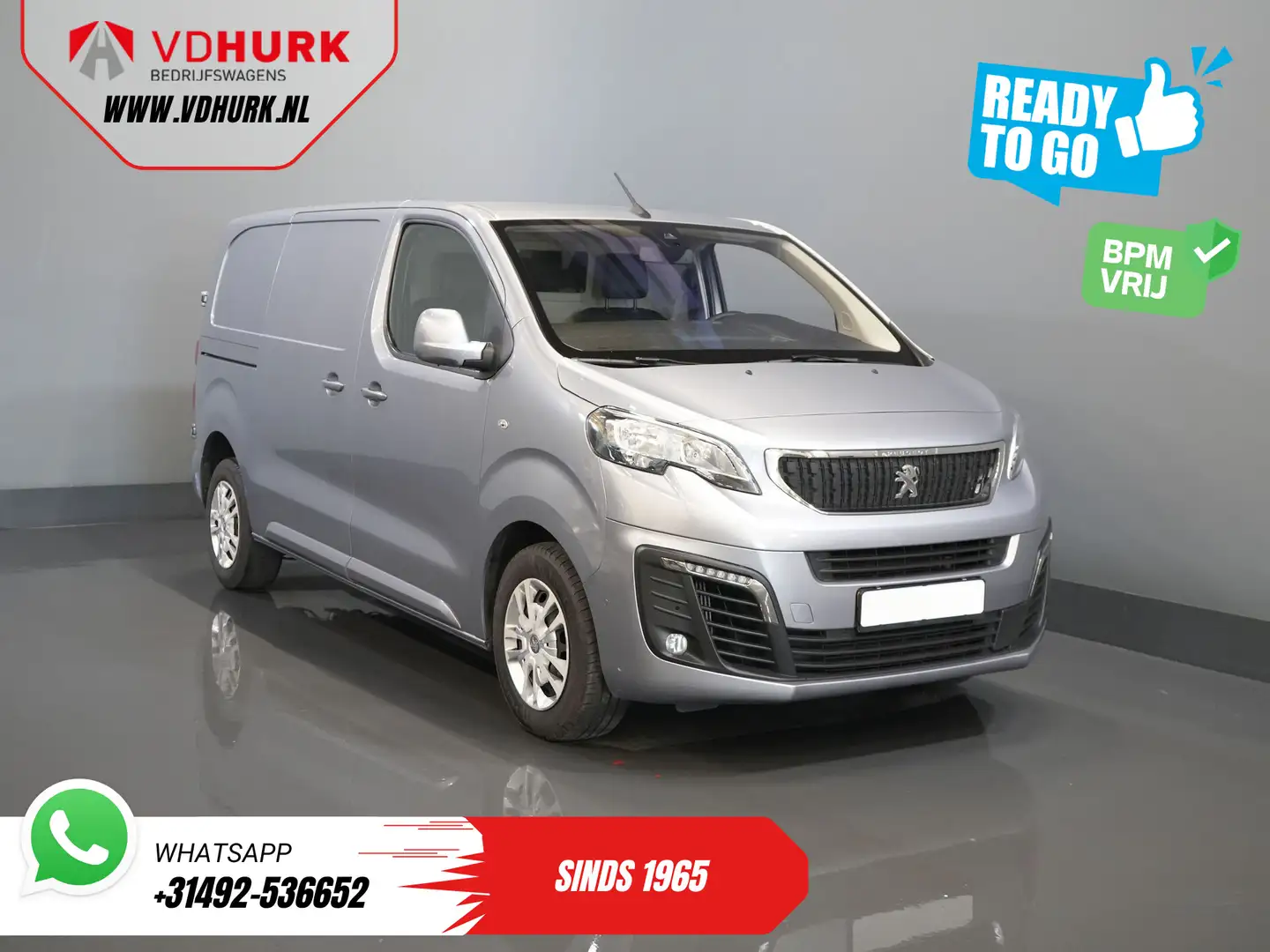 Peugeot Expert 2.0 HDI 120 pk L2 BPM VRIJ! READY2GO 2.5t Trekverm Grijs - 1