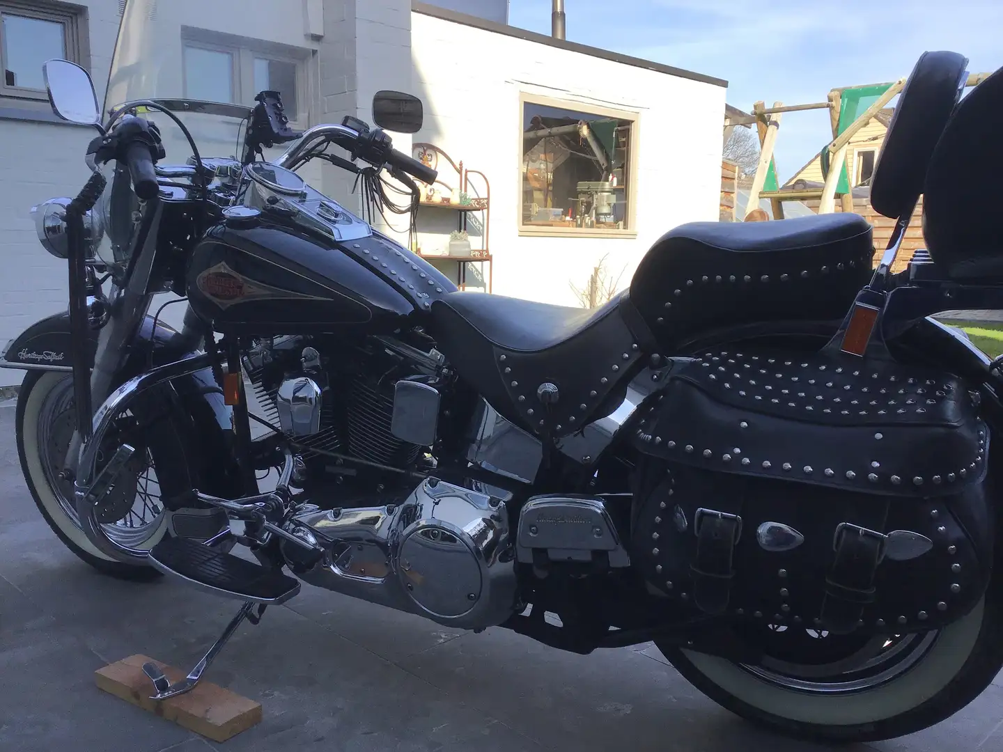 Harley-Davidson Heritage Softail Negru - 1