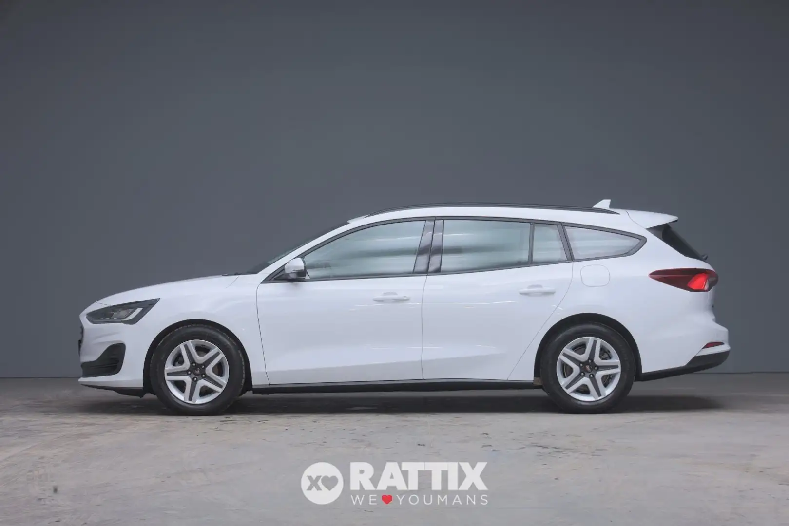 Ford Focus SW 1.5 Ecoblue 120CV Business Auto Blanc - 2