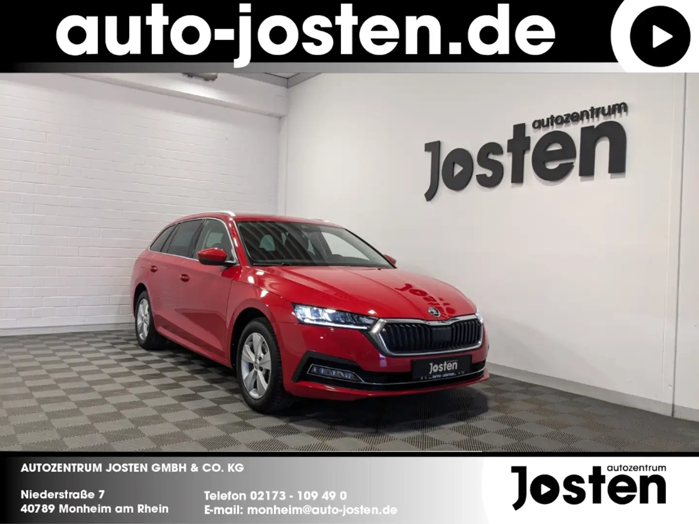 Skoda Octavia Style 1.5 TSI e-TEC  LED HUD NAVI AHK ACC Rood - 1