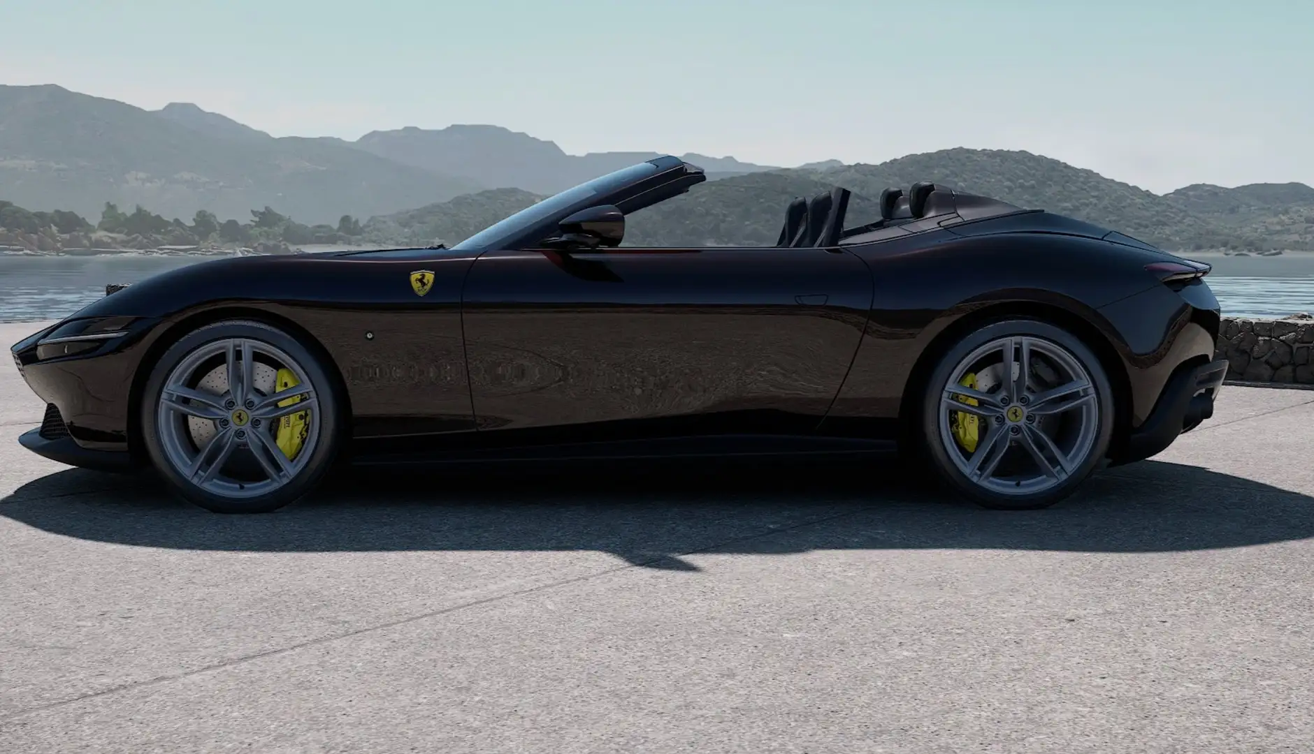 Ferrari Roma Spider Nero Purosangue belüf.Sitze Mwst Siyah - 1