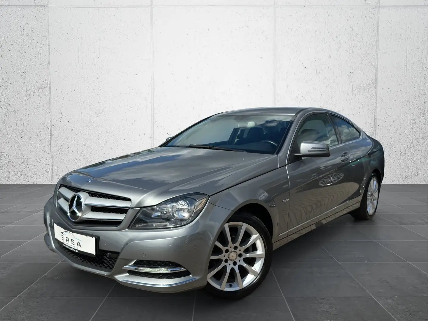 Mercedes-Benz C 180 CGI BlueEff. Coupe*Navi*PDC*Leder*Sitzheizung*Temp Silber - 1
