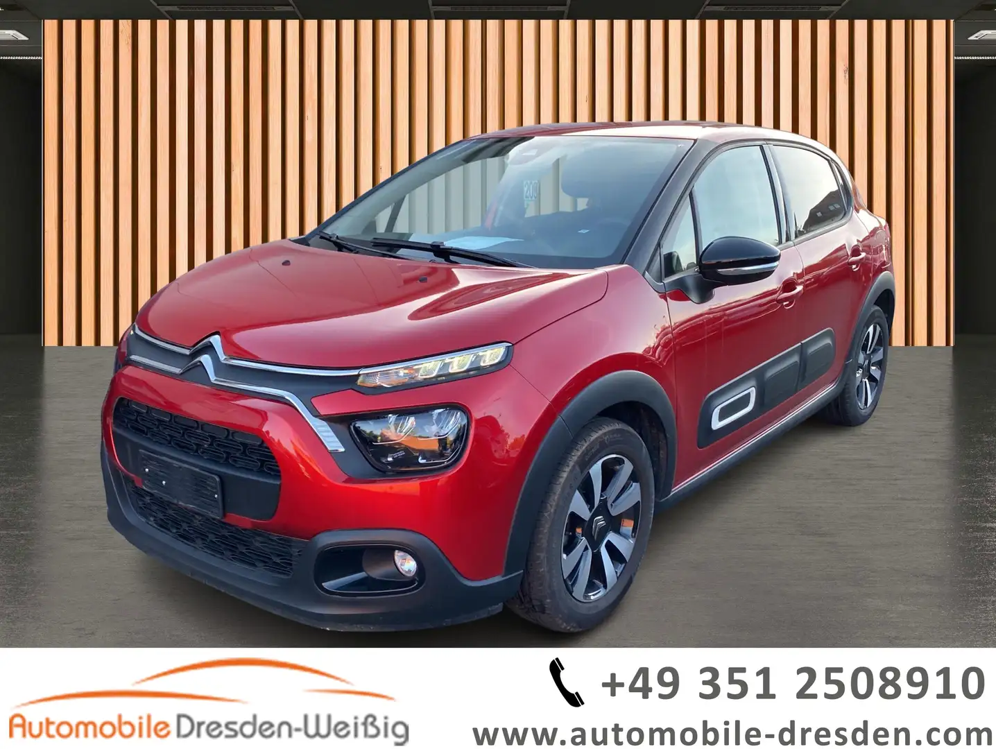 Citroen C3 1.2 Puretech Max*Einparkhilfe*Klima Rood - 1