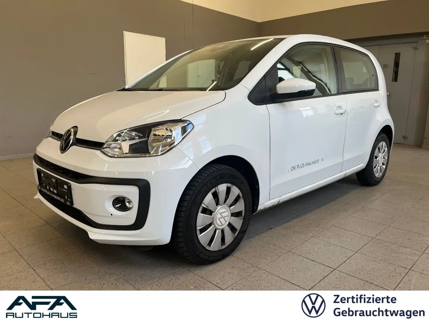 Volkswagen up! 1.0 Move Up! RFK*GRA*Klima*SHZ Weiß - 1