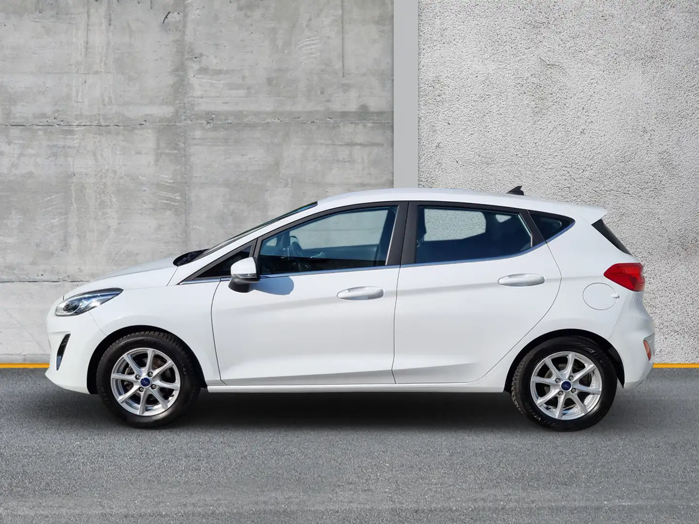 Ford Fiesta 1.0 EcoBoost Titanium Automatik NAVI SHZ PDC Weiß - 2