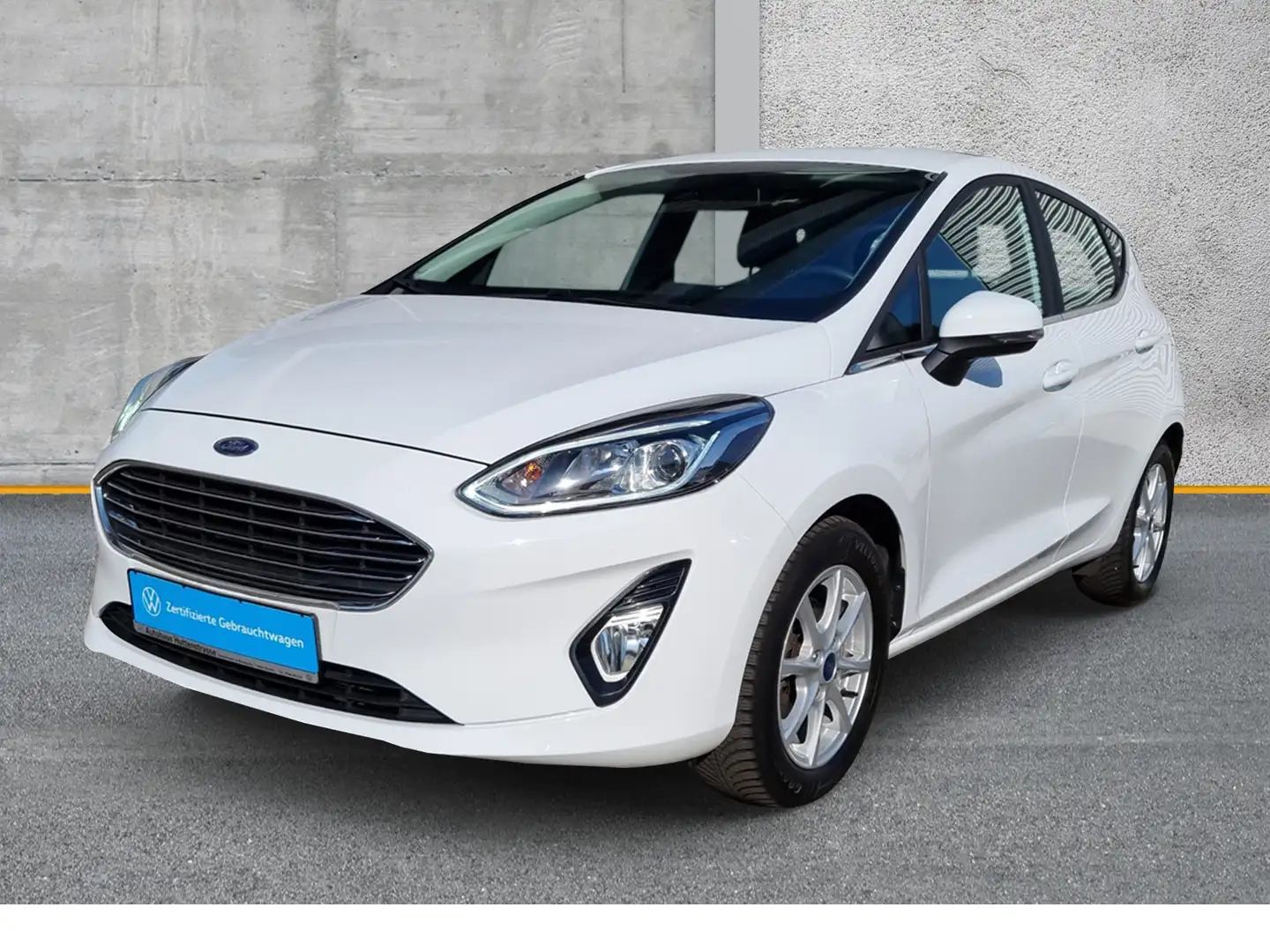 Ford Fiesta 1.0 EcoBoost Titanium Automatik NAVI SHZ PDC Weiß - 1