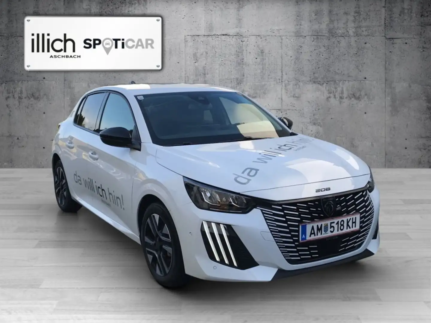 Peugeot 208 ALLURE PureTech 100 6-Gang-Manuell Biały - 1