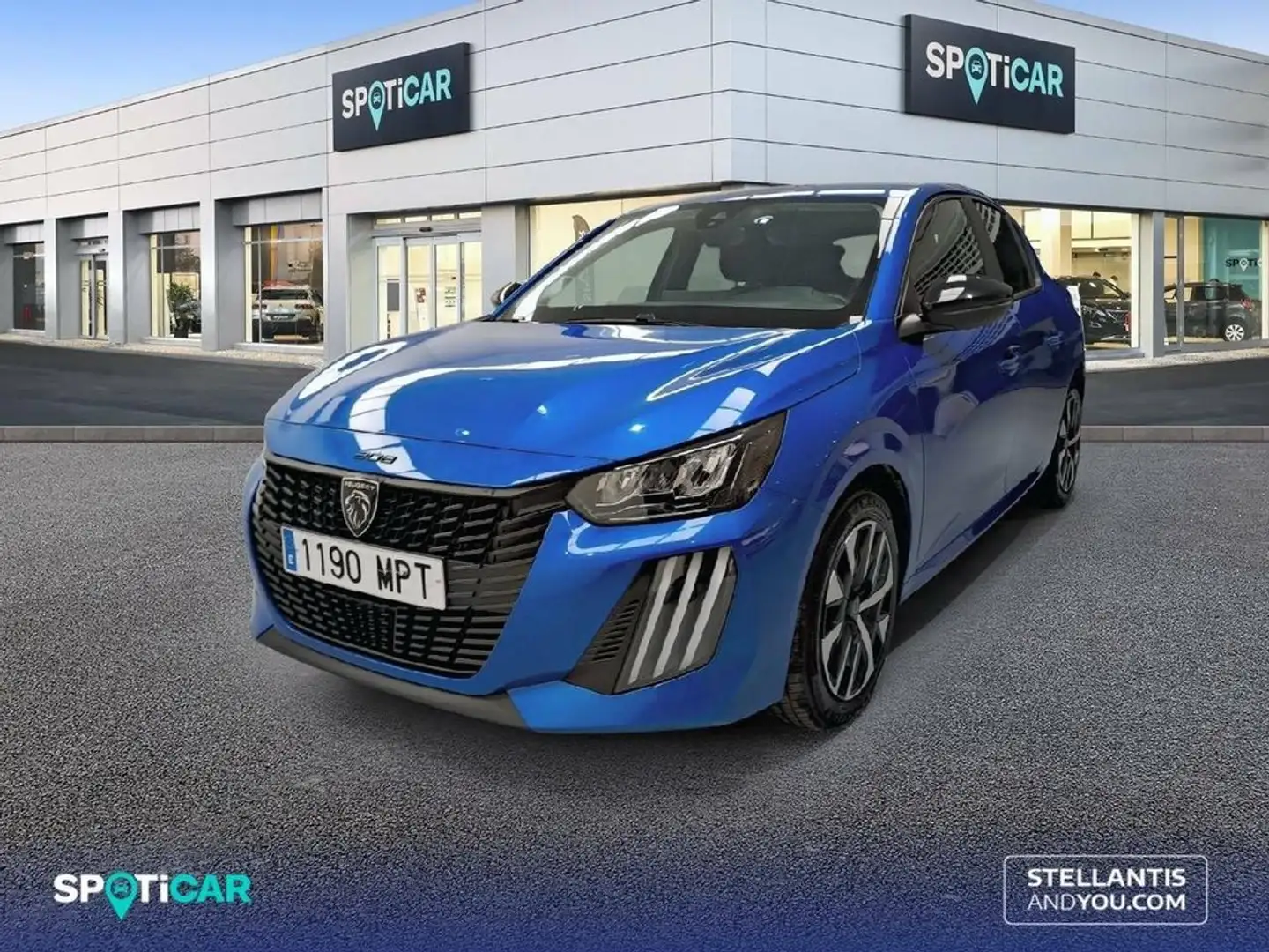 Peugeot 208 Puretech 100 Active Blauw - 1