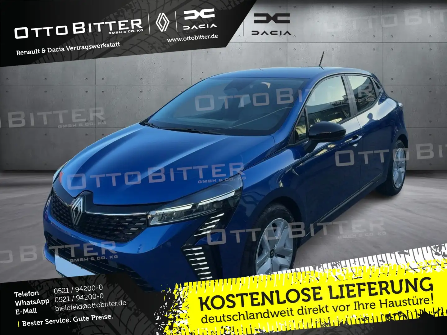 Renault Clio Evolution TCe90 MY24 PARKP/5-JAHRE-GARANTIE Modrá - 1