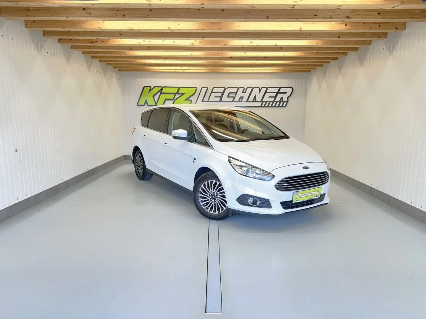 Ford S-Max 2.0 EcoBl. "7SITZER*NAVI*SITZH*R-KAM" Weiß - 1
