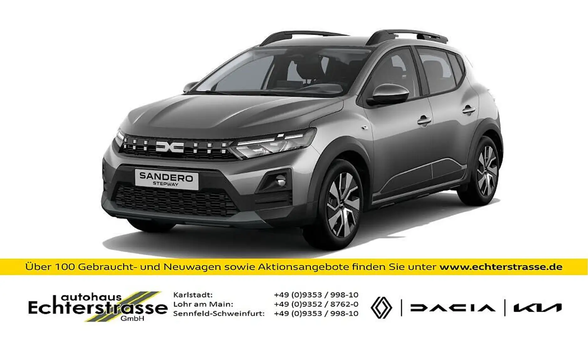 Dacia Sandero Stepway Expression TCe 110 +SHZ Grau - 1