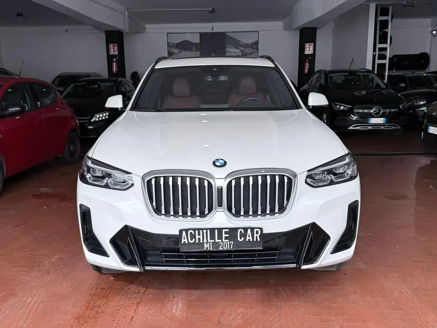 BMW X3 sDrive 18d MH48V Msport Auto *PREZZO REALE* Weiß - 2