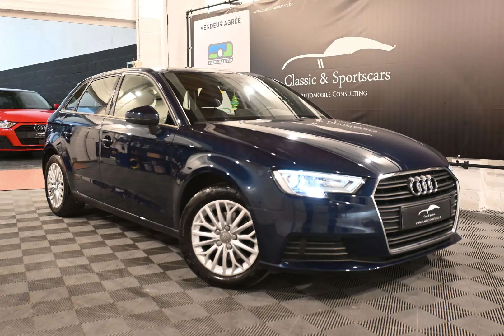 Audi A3 2.0 TDI SPORTBACK / EURO 6 / GPS NAVI / LEDS / PDC Blu/Azzurro - 2
