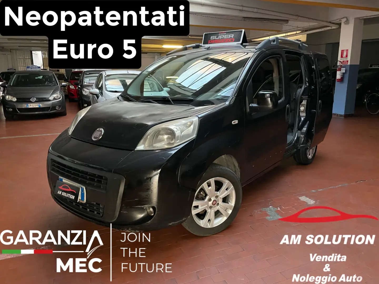 Fiat Qubo QUBO 1.4 Neopatentati Euro 5 Nero - 1