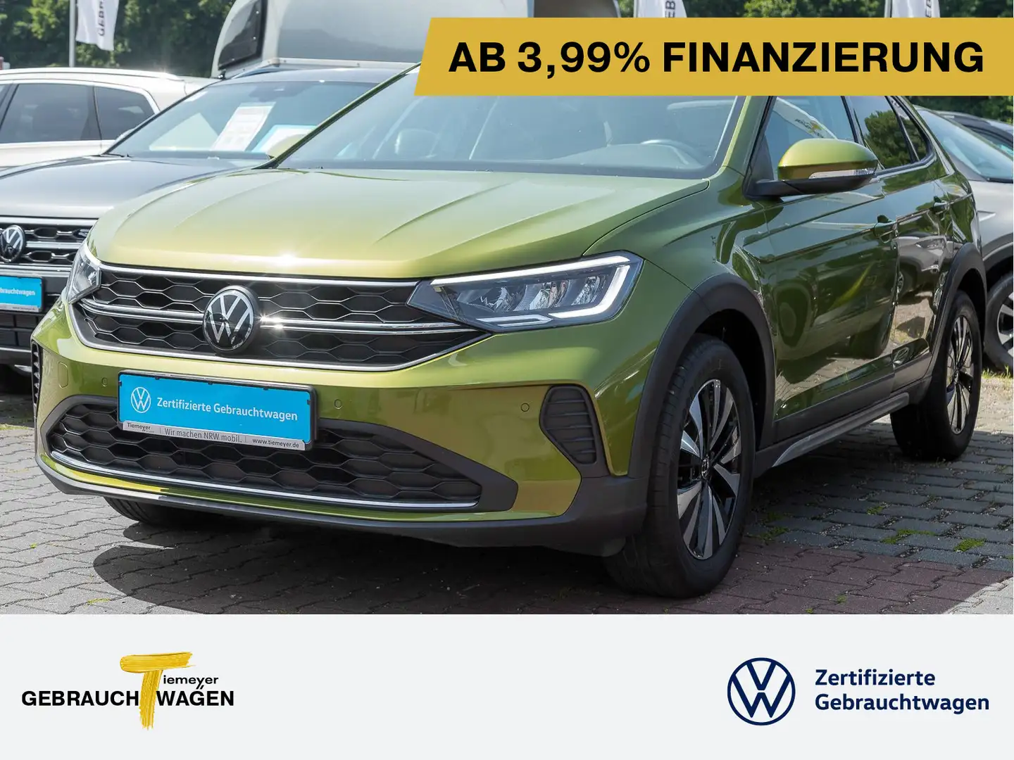 Volkswagen Taigo 1.0 TSI LIFE LED NAVI VIRTUAL SITZH LM16 Grün - 1