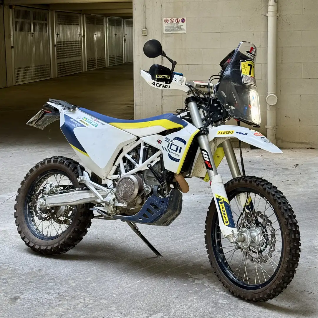 Husqvarna 701 Enduro Rally Blanc - 1
