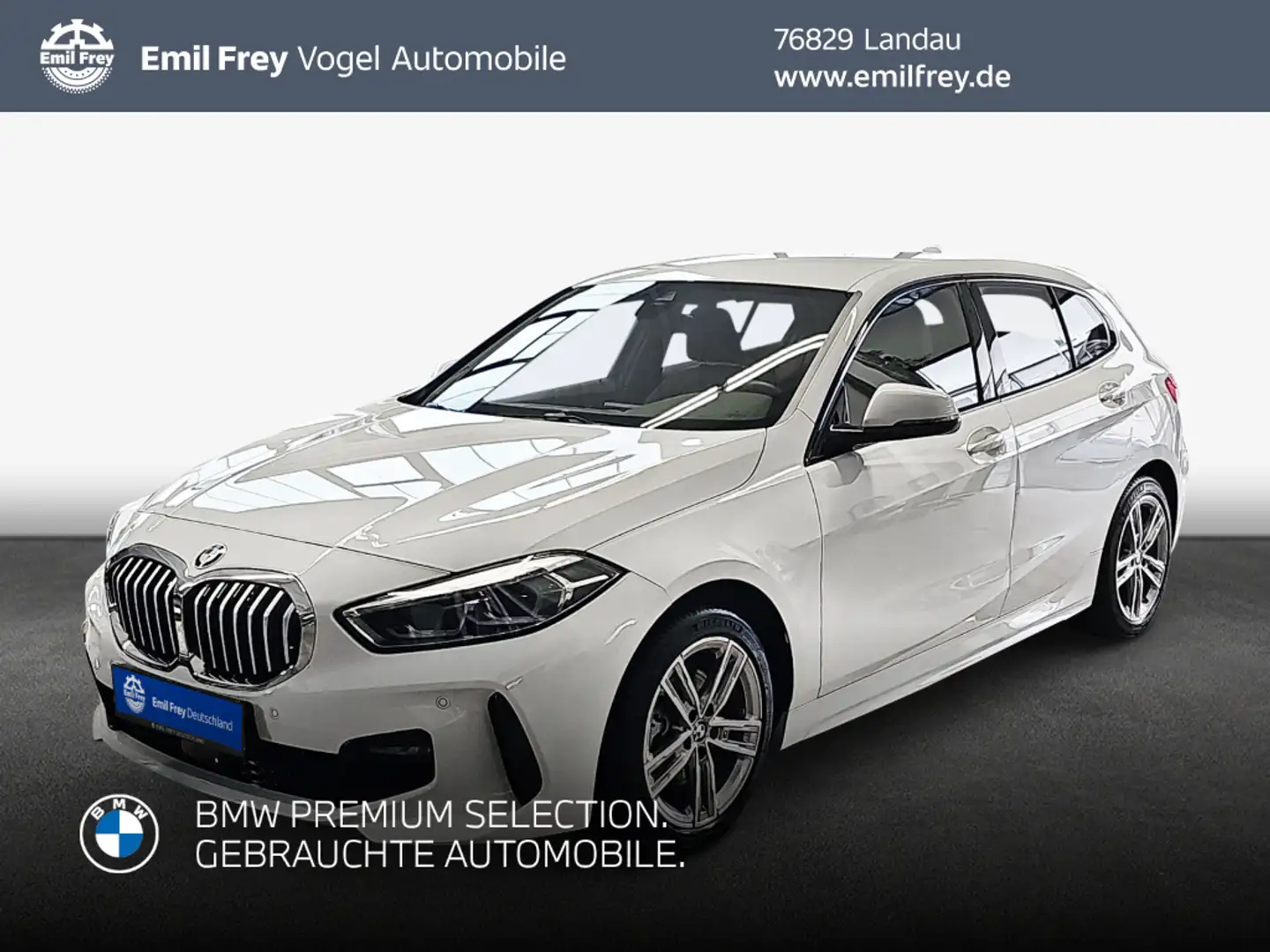 BMW 118 i Aut. Sportpaket LED Weiß - 1