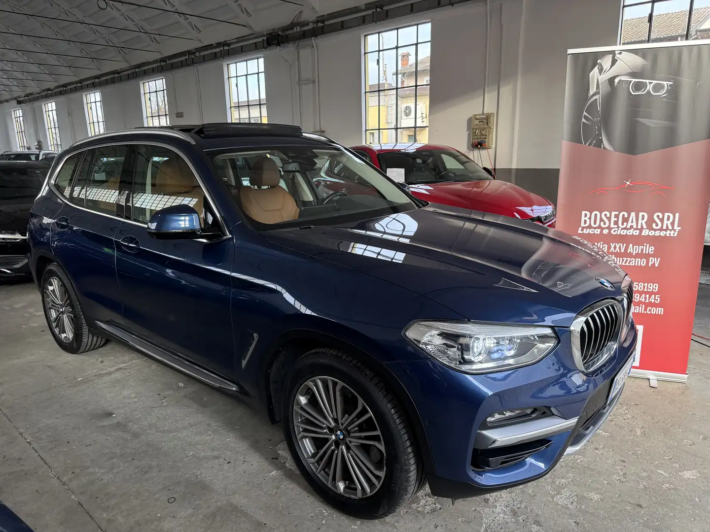 BMW X3 xdrive30e Luxury auto TETTO LED CERCHI 19” SED S Blau - 1