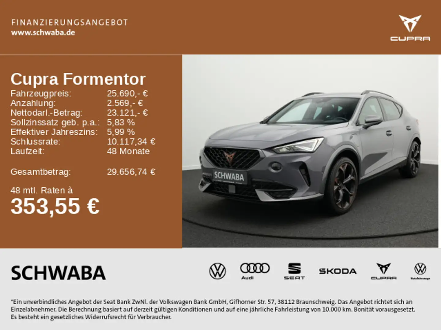 CUPRA Formentor VZ 1.4 e-HYBRID DSG *ACC*LED*8-fach* Gris - 1