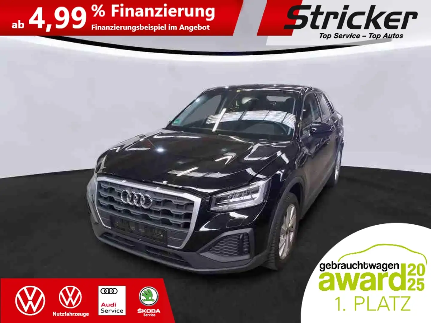 Audi Q2 35 1.5TFSI DSG 285,-ohne Anzahlung Kamera Sitzhei Schwarz - 2