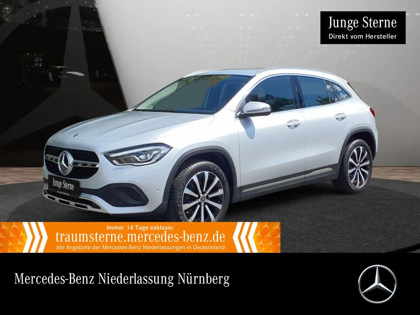 Mercedes-Benz GLA 200 PROGRESSIVE+AHK+LED+KAMERA+7G Silber - 1