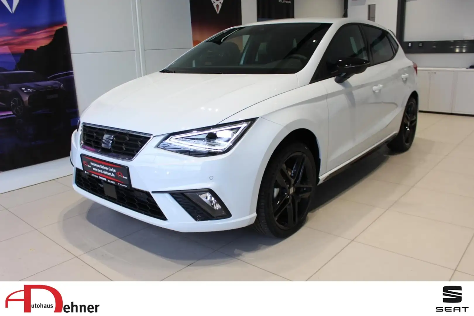 SEAT Ibiza FR Black Edition 1.5 TSI 110 kw 7-Gang-DSG Klima Weiß - 1