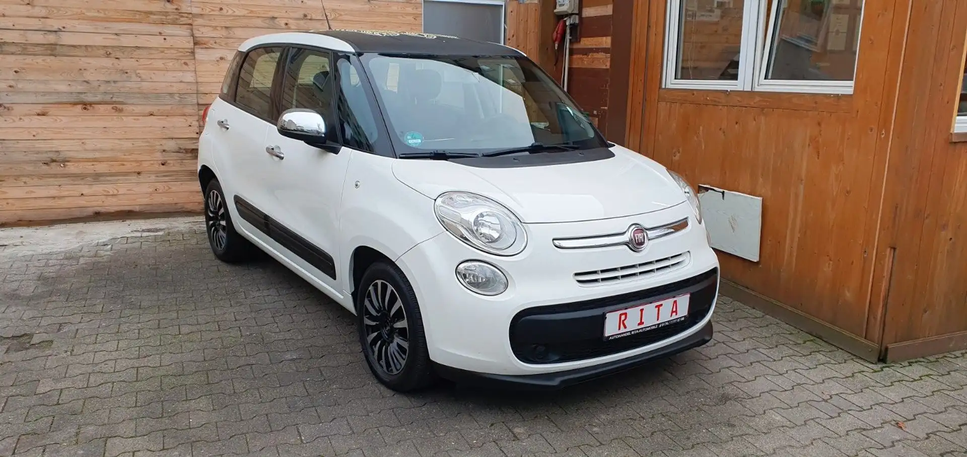 Fiat 500L 1.4 16V Isofix, Nichtraucher, Klima Wit - 1