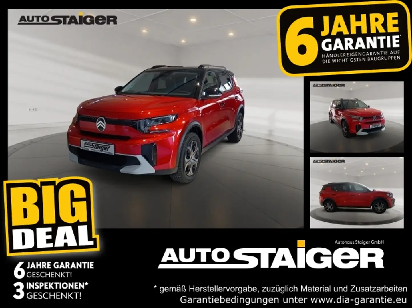 Citroen C3 Aircross PT 100 Turbo Kamera Connect Rot - 1