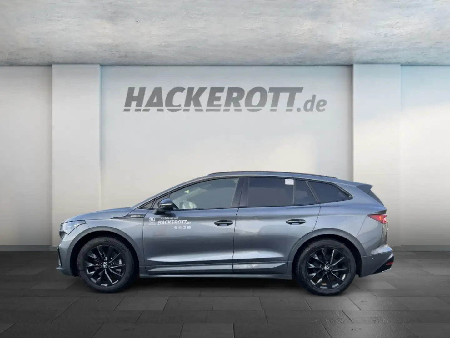 Skoda Enyaq 80 Sportline LED Navi Keyless Dyn. Kurvenlicht ACC Grau - 2