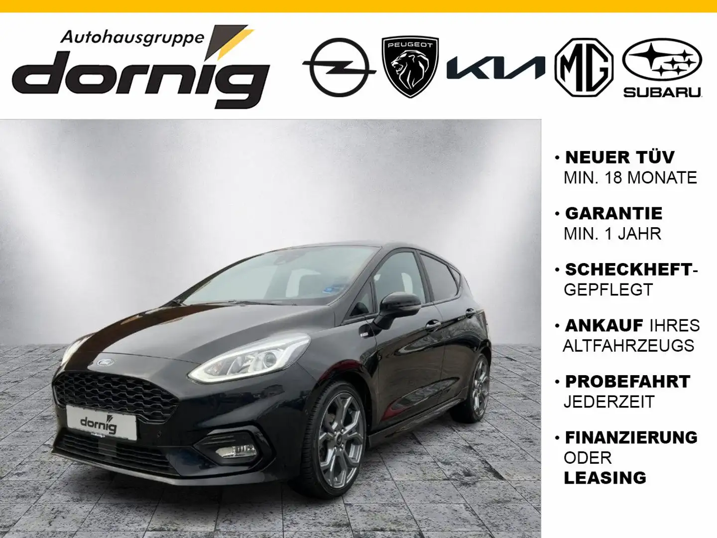 Ford Fiesta ST-Line, Kamera, LED, SHZ Schwarz - 1