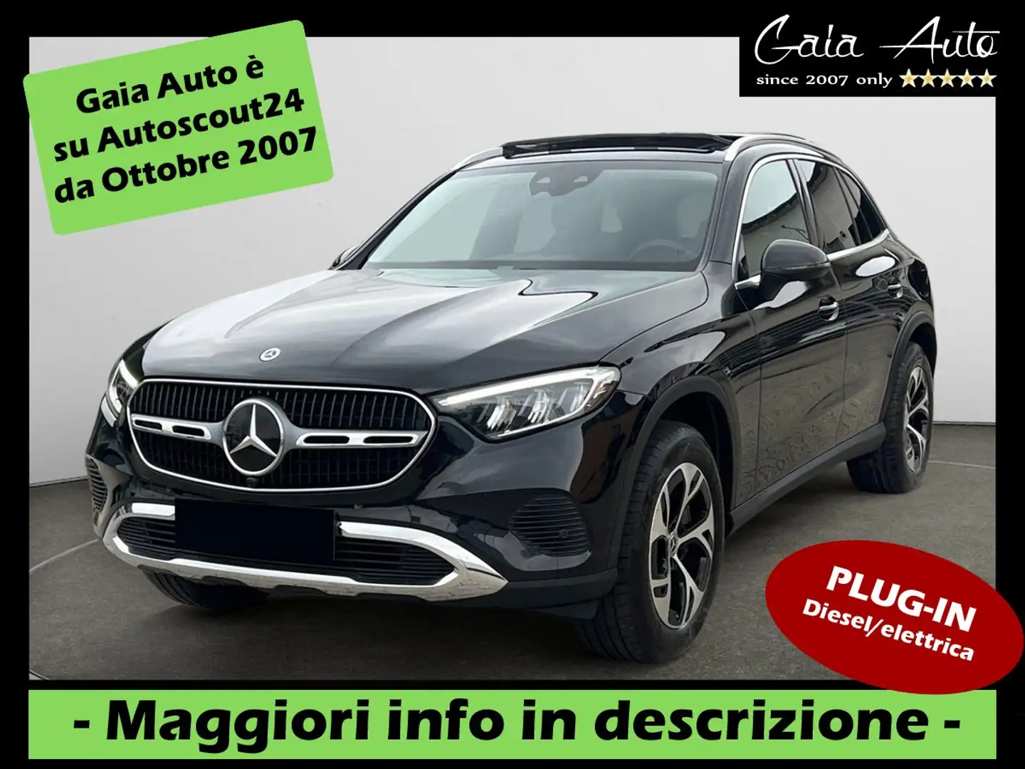 Mercedes-Benz GLC 300 DE phev Avantgarde plug-in 4matic auto Nero - 1