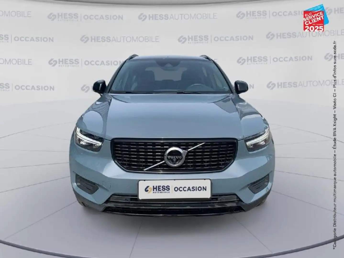 Volvo XC40 T3 163ch R-Design Geartronic 8 Camera Carplay Gris - 2