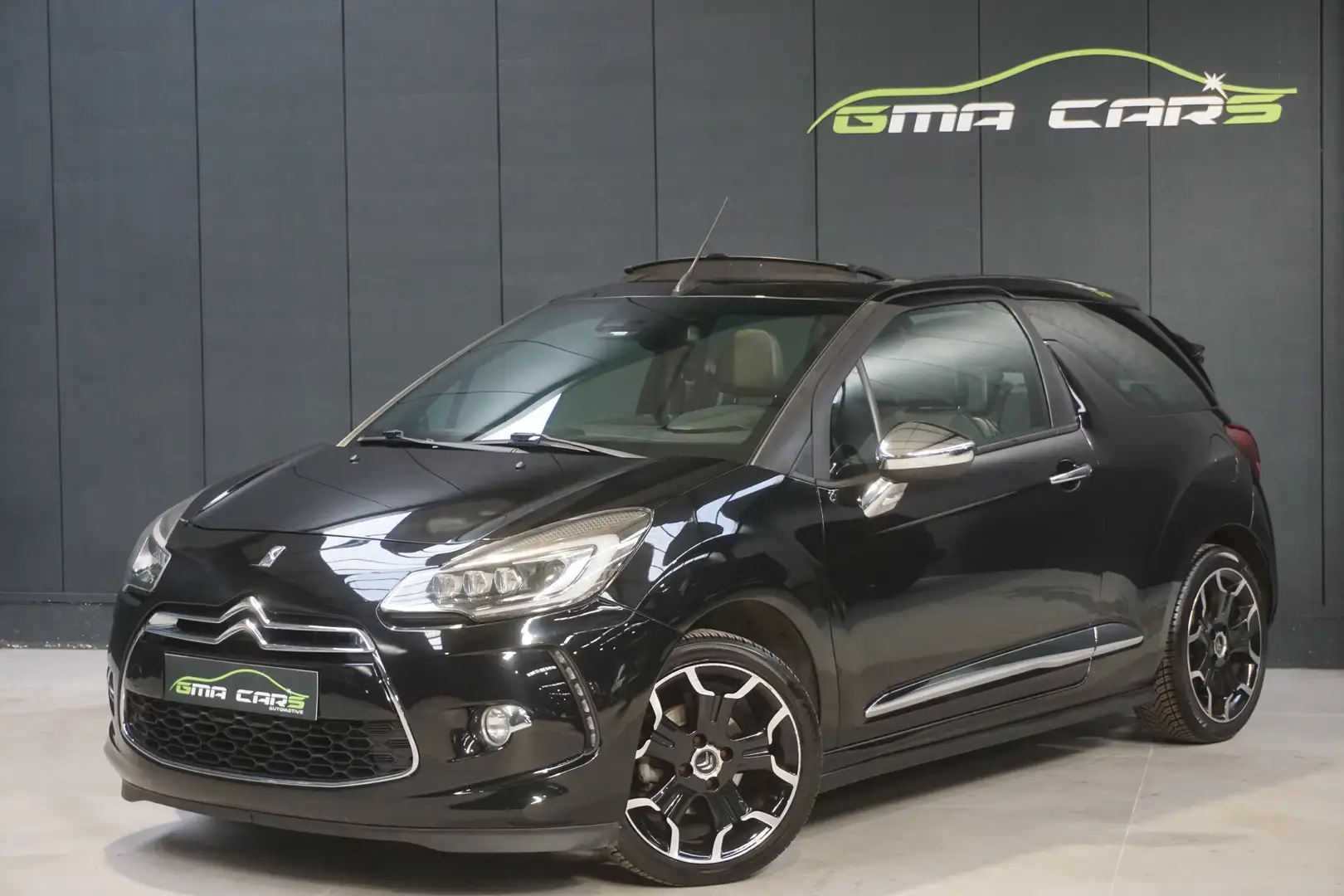 Citroen DS3 Cabrio 1.6 BlueHDi Navi-Camera-Airco-PDC-Garantie Noir - 1