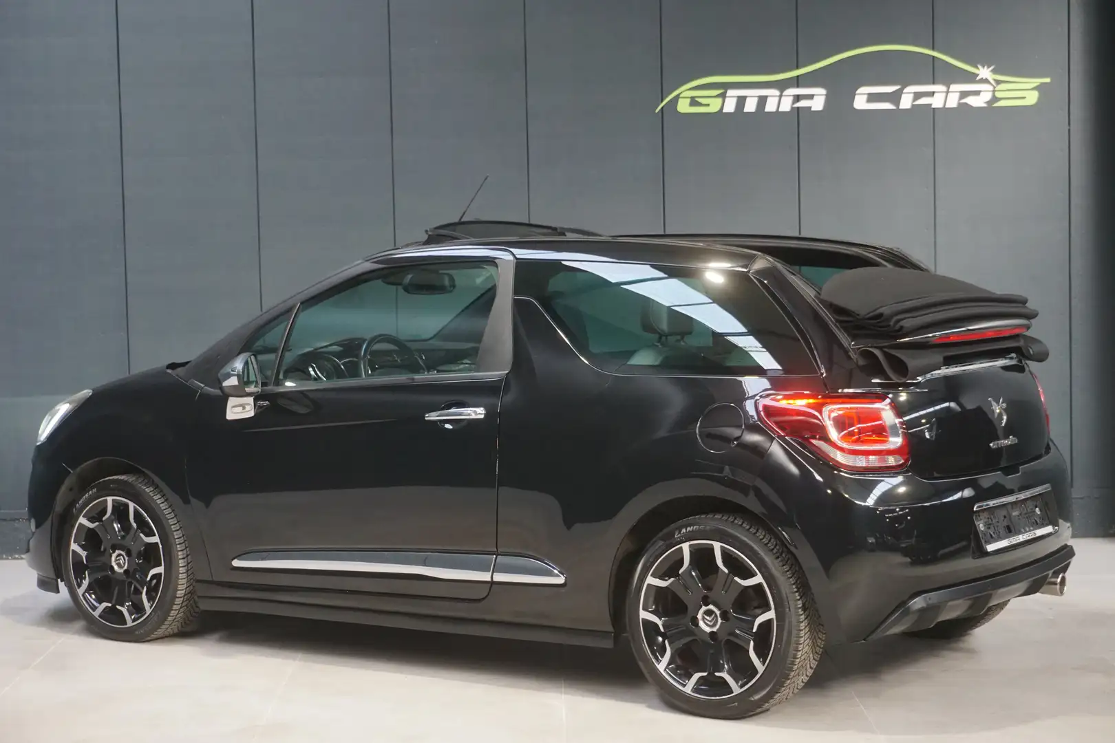 Citroen DS3 Cabrio 1.6 BlueHDi Navi-Camera-Airco-PDC-Garantie Noir - 2