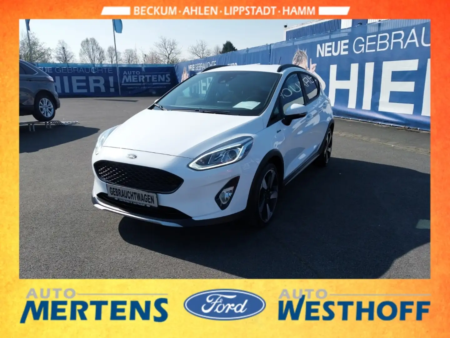 Ford Fiesta Active 1.0 EcoBoost EU6d Weiß - 1