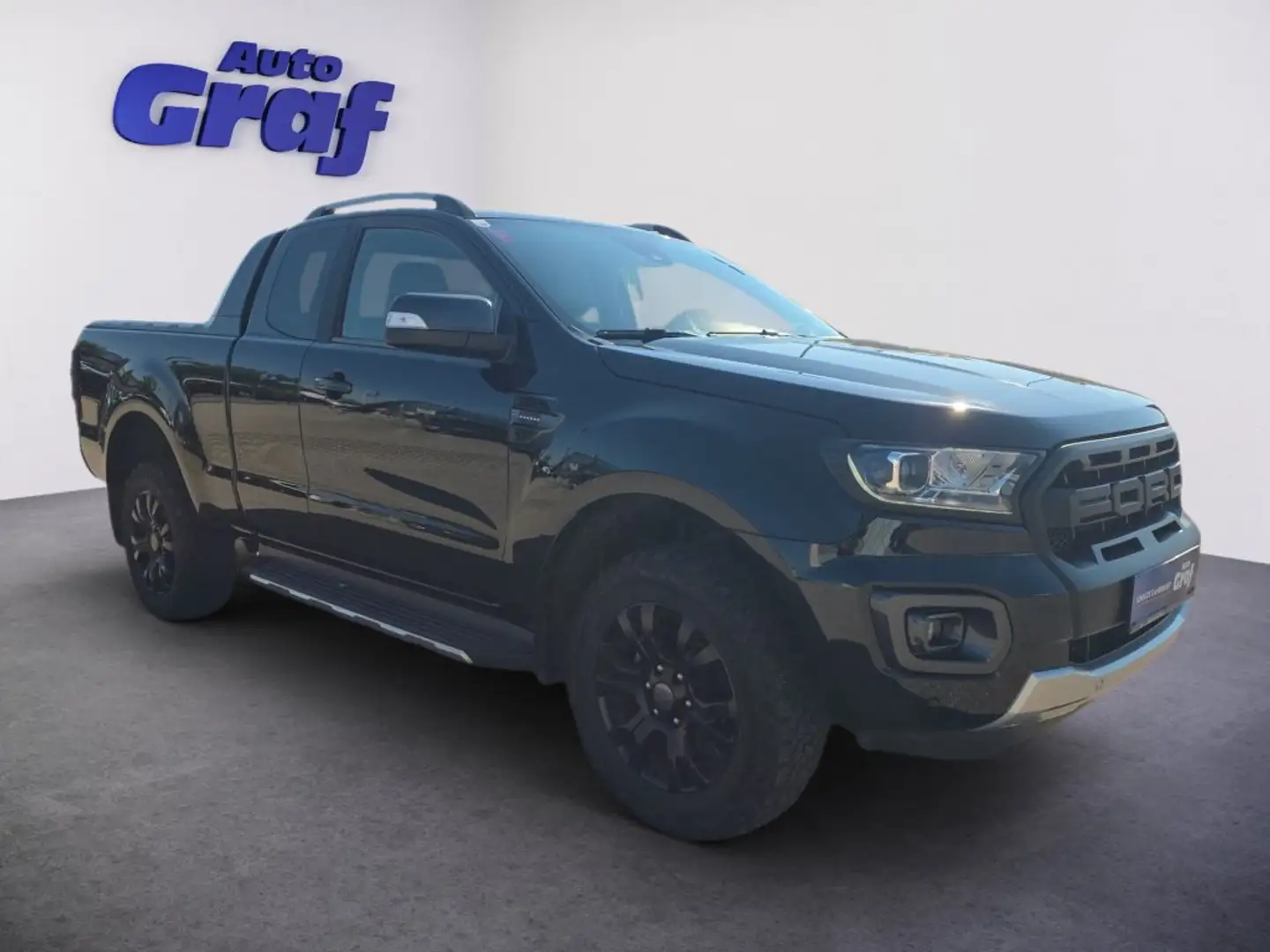 Ford Ranger Superkabine Wildtrak 4x4 2,0 EcoBlue Aut. Schwarz - 2