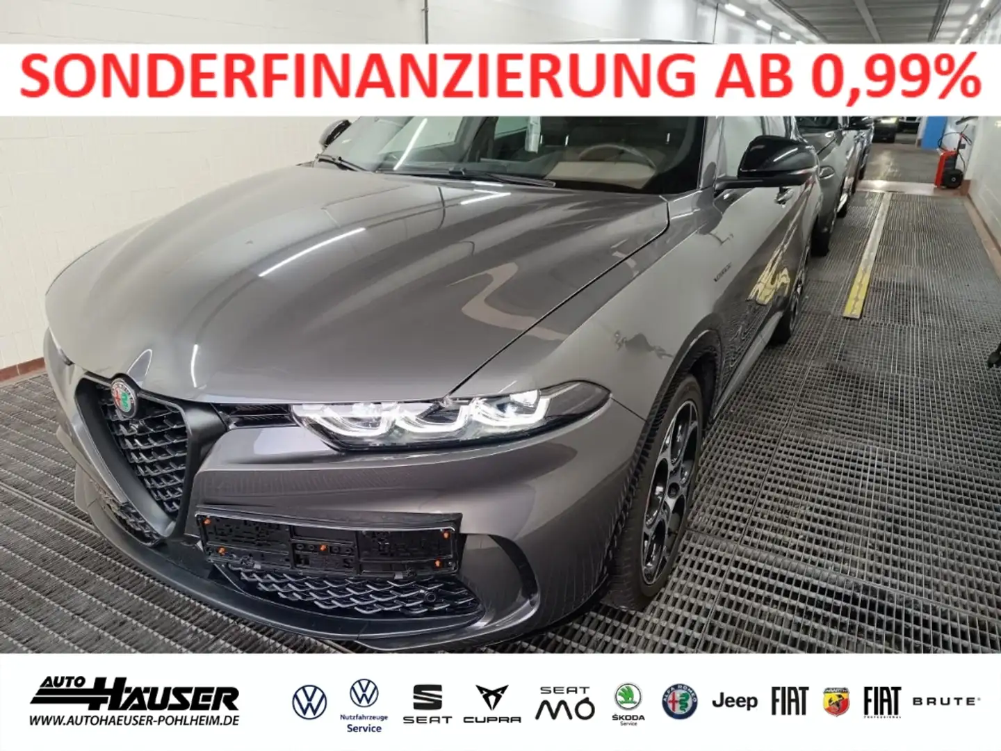 Alfa Romeo Tonale Veloce 1.5 VGT 48V-Hybrid LEDER HARMAN KARDON 19'' Gris - 1