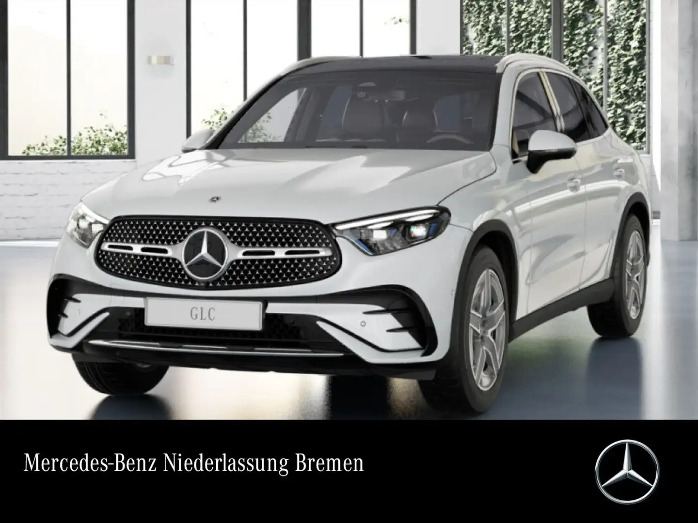 Mercedes-Benz GLC 450 d 4M AMG+PANO+360+AHK+TOTW+KEYLESS+9G Weiß - 1