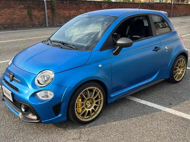 Abarth 595 Competizione 1.4 turbo t-jet 180 cv Blu rally opaco